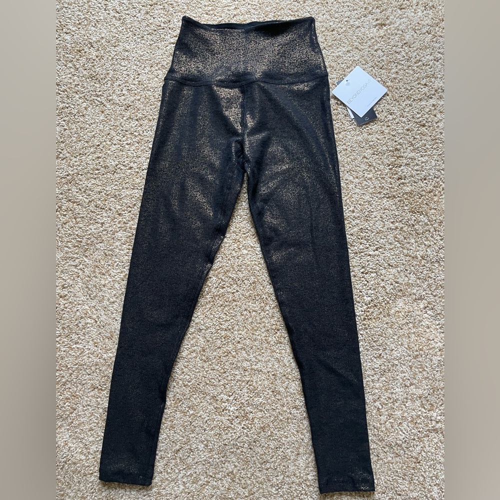 NWT Beyond Yoga Sparkle Leggings - Picture 2 of 3